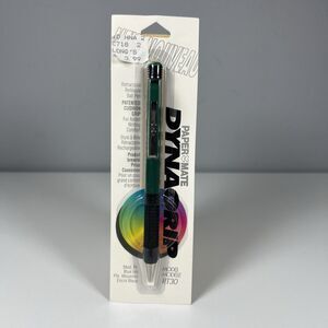 Vintage Paper Mate Dynagrip RT30 Ball Pen Medium Point Blue Ink, Two Heart Japan